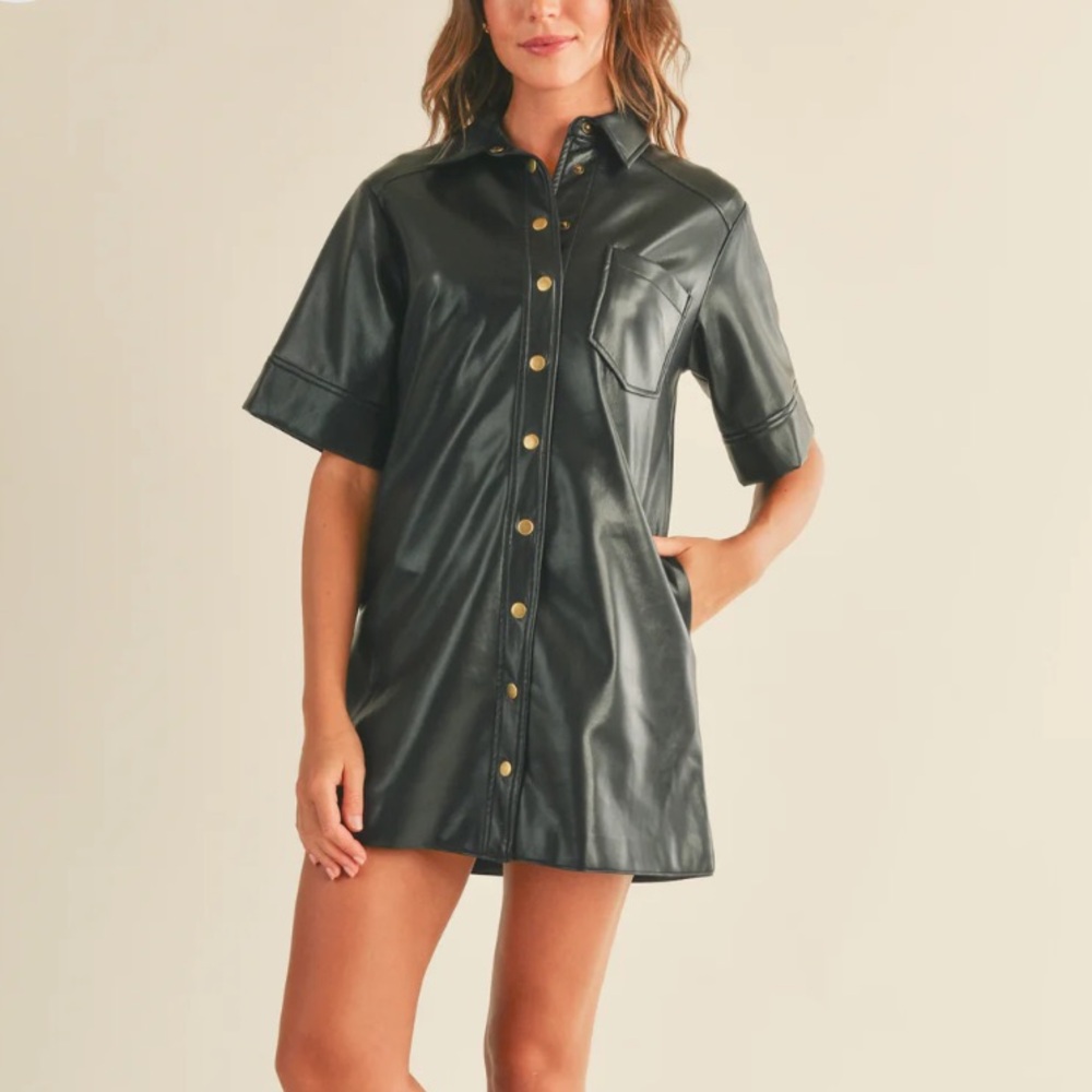 RESET BY JANE Tenia Love Button Up Dress